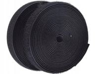 MOCNA RZEPOWA TAŚMA OBIE STRONY szer. 50 mm * 5 METRÓW CZARNY