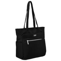 praktyczna, czarna shopperka damska na ramię - peterson