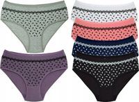 MAJTKI damskie bawełniane BAWEŁNA figi PEŁNE na LATO rozmiar XXL x 6 sztuk