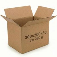 Karton klapowy pudełko brązowe eco 300x300x80 mm 3w 390 g 20 szt TechPack Shield 390