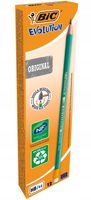 Ołówek z gumką BIC Evolution HB 655 12 sztuk