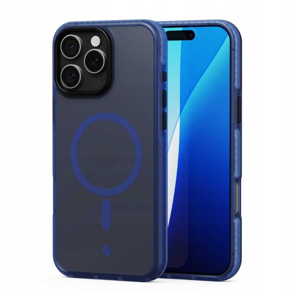 Spacecase Hybrid Fusion Mag Iphone 16 Pro Max Dark Blue zdjęcie 13