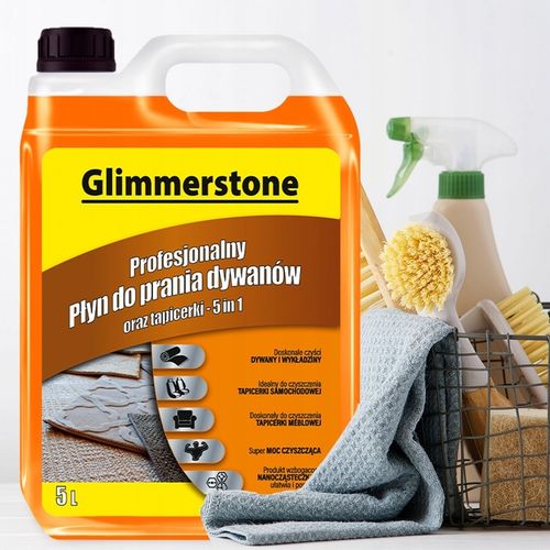 PŁYN DO PRANIA TAPICERKI DYWANÓW SILNY ŚRODEK - ODPLAMIA 5l - NOWA JAKOŚĆ na Arena.pl