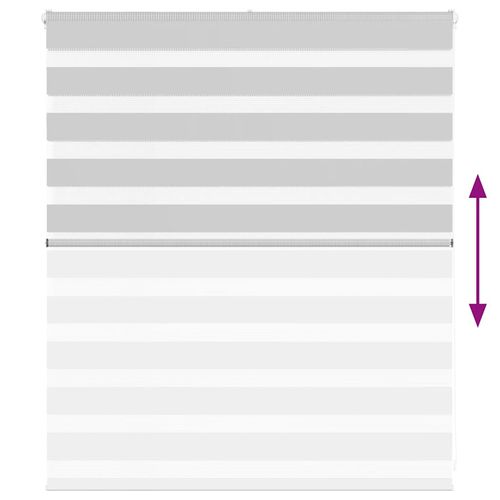 Roleta zebra, jasnoszara, szerokość tkaniny 120,9cm, poliester na Arena.pl