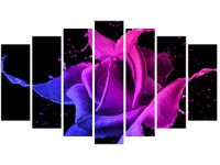 80CM 140CM OBRAZ 7 ELEM RÓŻA FARB JAKUB BANAŚ ŚCIENNY