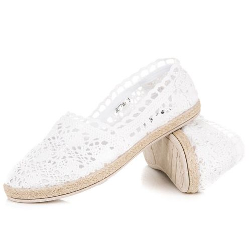 Białe Koronkowe Espadryle r.38 na Arena.pl