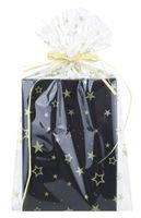 Torebki celofanowe ŚWIĄTECZNE gwiazdki 30x50 100 G