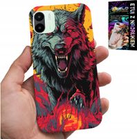 ETUI DO XIAOMI REDMI A1 - WILK WILKI WATAHA SUPER WZORY CASE + SZKŁO