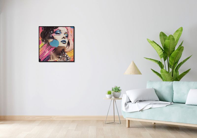 Plakat 60x60cm Portret Neo zdjęcie 4