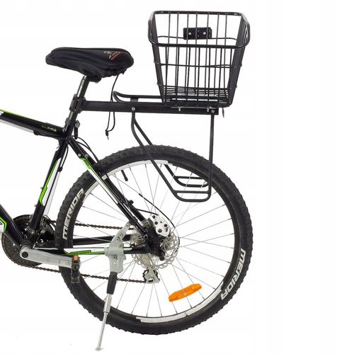 KOSZ NA ROWER METALOWY TYLNY KOSZYK ROWEROWY NA BAGAŻNIK na Arena.pl