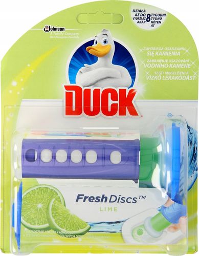 DUCK FRESH DISCS KRĄŻEK DO WC ŻELOWY LIMONKA 36 ML na Arena.pl