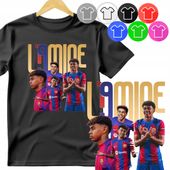 KOSZULKA DZIECIĘCA T-SHIRT - LAMINE BARCELONA PIŁKA NOŻNA - S 122-128