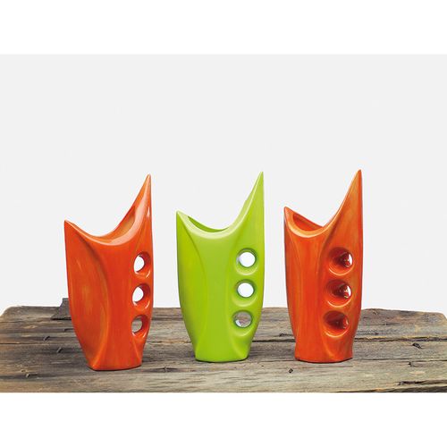 Wazon Ceramiczny Bass flakon szary eco na Arena.pl