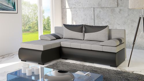 Nowoczesny narożnik EVO do salonu spanie pojemnik tkaniny do wyboru na Arena.pl