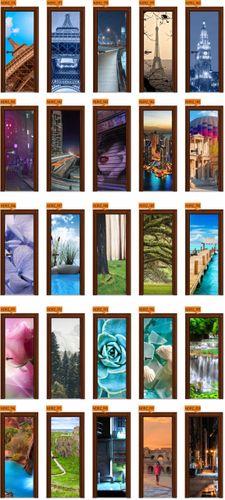 Naklejka samoprzylepna Okleina na Drzwi Szafę 3D na Arena.pl