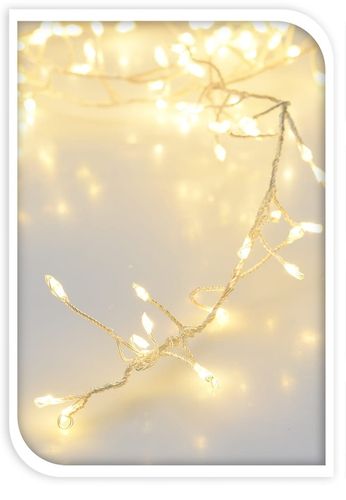 Świąteczne Lampki choinkowe na drucie 14,4 m-1440 led, gęste ciepły kolor na Arena.pl