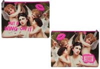 Duża Płaska Kosmetyczka, Saszetka - Masterpieces - Put a Wing On It