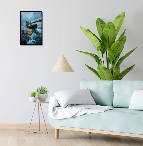 Plakat 30x45cm Stary Parowiec zdjęcie 4