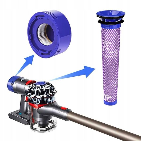 2X ZESTAW FILTRÓW DO DYSON V7 V8 V8+ Absolute Animal Motorhead Allergy zdjęcie 2