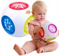 Dumel KOSTKA EDUKATORKA 6w1 ALFABET KOLORY 6M+