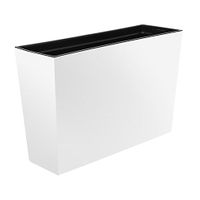 Kwietnik WERBENA doniczka biała Lamela