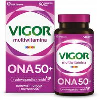 VIGOR Multiwitamina ONA 50+ witaminy i minerały dla kobiet 90 tabletek