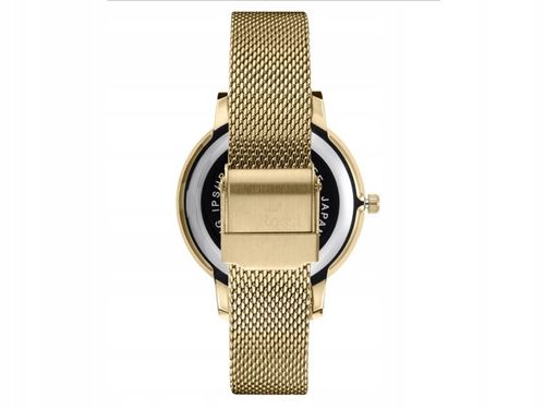 Złoty damski klasyczny zegarek na bransolecie elegancki modny na prezent na Arena.pl