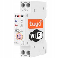TUYA SMART PRZEKAŹNIK STEROWNIK WIFI Z POMIAREM PRĄDU LICZNIK ENERGII