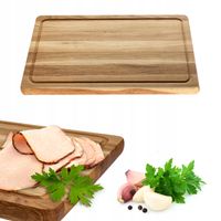 Deska Do Krojenia 40x20cm Serwowania Drewniana Dąb