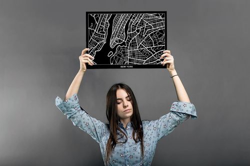 Deco Panel, Plan miasta Nowy Jork 120x80 na Arena.pl