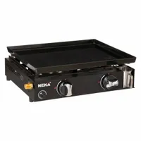 GRILL GAZOWY stołowy 2 palniki PŁYTA DO SMAŻENIA