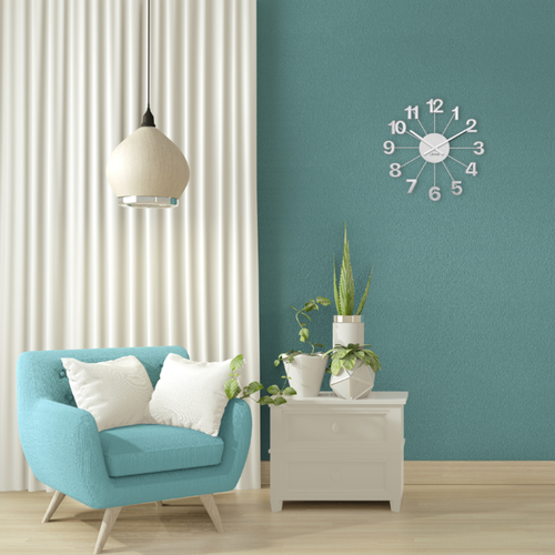 LAVVU Srebrny zegar Nuance ⌀42cm na Arena.pl