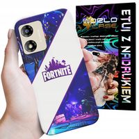 ETUI CASE DO MOTOROLA MOTO E13 - FORTNITE DZIECIĘCE WZORY Z GIER I BAJEK