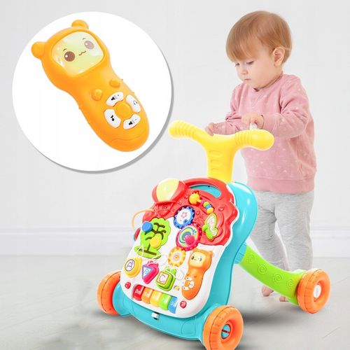 CHODZIK PCHACZ INTERAKTYWNY STOLIK EDUKACYJNY PANEL 5w1 DLA DZIECI na Arena.pl