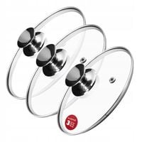 KADAX Pokrywka Szklana Pokrywa Zestaw 22/26/30cm