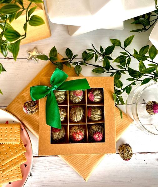 Herbata Kwitnąca Lichi Ball 1 kg - HURT - kulka kwiat rozkwitająca zdjęcie 5