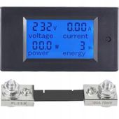 Miernik mocy woltomierz amperomierz 8-100V DC 100A