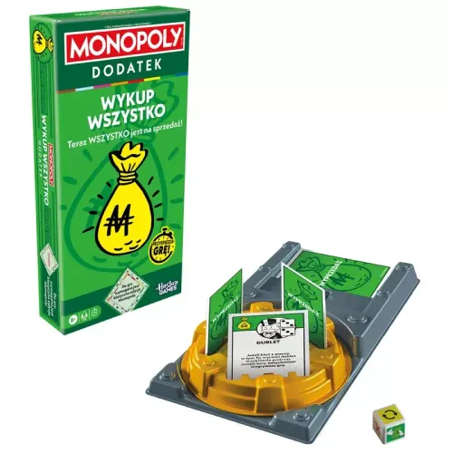 HASBRO GAME Monopoly Dodatek Wykup Wszystko, gra na Arena.pl