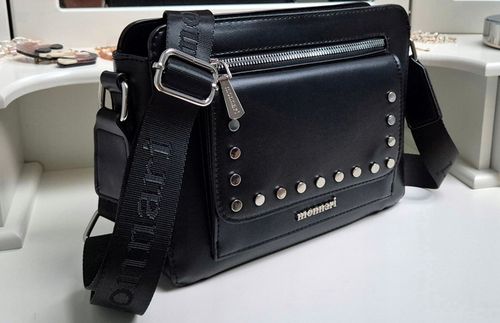 TOREBKA NA RAMIĘ LISTONOSZKA MONNARI PASEK LOGO na Arena.pl