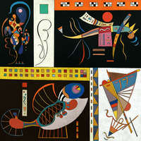 Reprodukcje obrazów Community - Wassily Kandinsky Rozmiar - 70x70