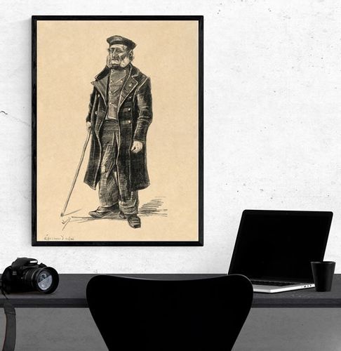 Orphan Man, Vincent van Gogh - plakat 21x29,7 cm na Arena.pl