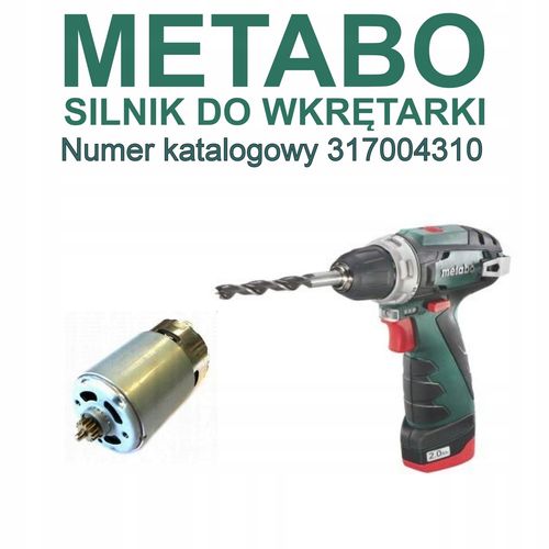 Silnik Metabo 317004310 PowerMaxx BS , BASIC 10,8V na Arena.pl