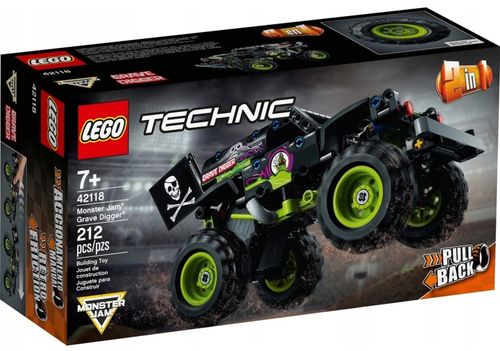 LEGO TECHNICS 42118 MONSTER JAM GRAVE DIGGER TRUCK na Arena.pl