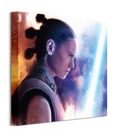 Gwiezdne Wojny Star Wars: The Last Jedi (Rey Lightsaber Paint) - obraz na płótnie 40x40 cm