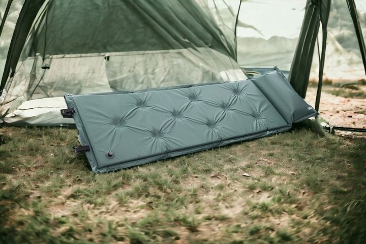 MATA SAMOPOMPUJĄCA Z PODUSZKĄ SPORTVIDA MATERAC KARIMATA TURYSTYCZNA zdjęcie 12