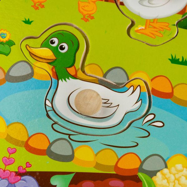 KLOCKI EDUKACYJNE PUZZLE FARMA UKŁADANKA MALUCHA zdjęcie 3