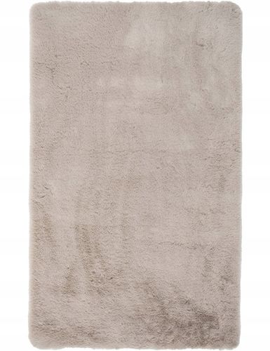 Dywan Pluszowy Rabbit do Sypialni Beżowy Dywanik Puszysty Miękki 60x100cm na Arena.pl