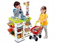 Sklep supermarket STRAGAN kasa dla dzieci + koszyk