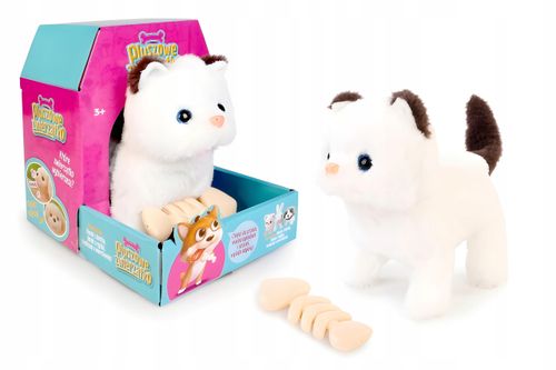 Kotek pluszak interaktywny - miauczy, wydaje odgłosy, maskotka dla dzieci na Arena.pl