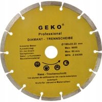 Tarcza diamentowa segmentowa 180mm GEKO G00252